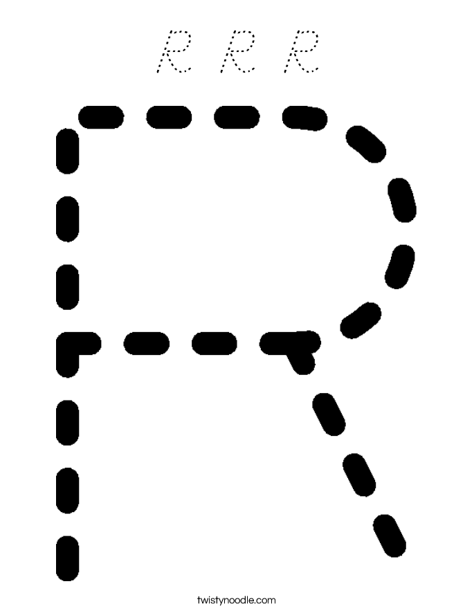 R R R Coloring Page