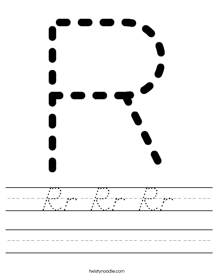 Rr Rr Rr Worksheet
