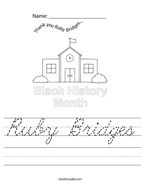 Ruby Bridges Worksheet