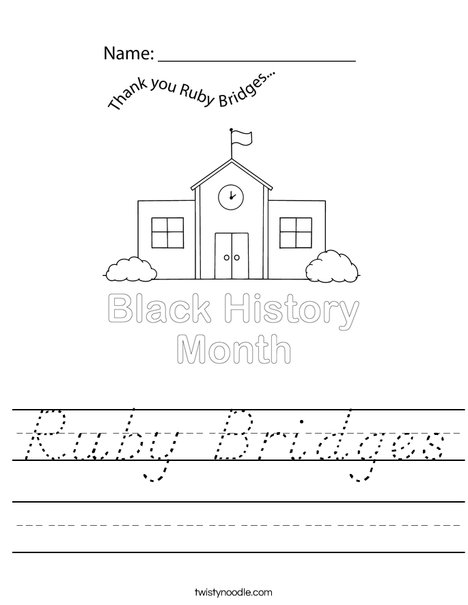 Ruby Bridges Worksheet
