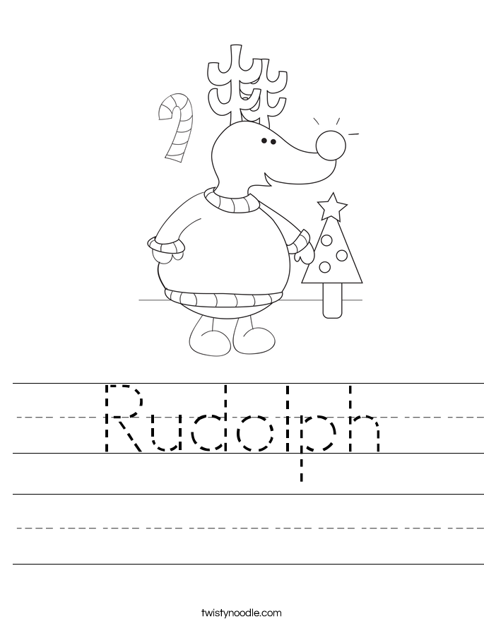 Rudolph Worksheet