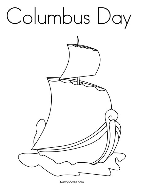 S is for Ship Coloring Page