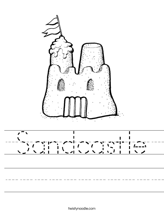 Sandcastle Worksheet