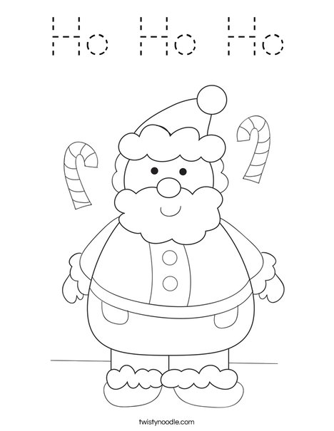 Santa Claus 2 Coloring Page