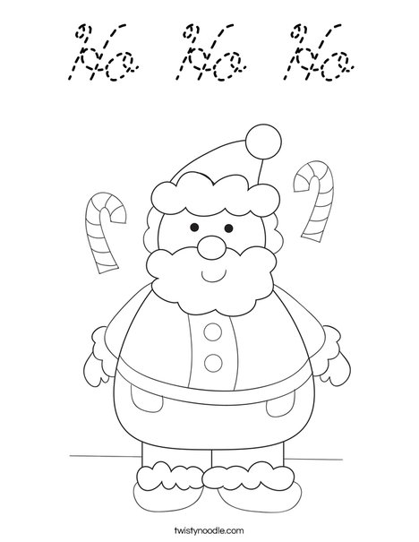 Santa Claus 2 Coloring Page