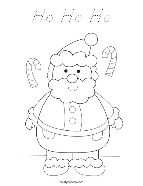 Santa Claus 2 Coloring Page