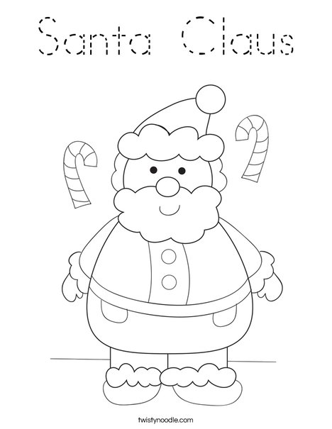Santa Claus 2 Coloring Page