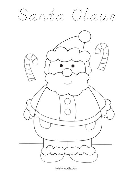 Santa Claus 2 Coloring Page