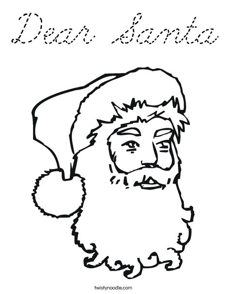 Santa Clause Coloring Page