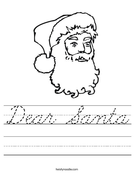 Santa Clause Worksheet