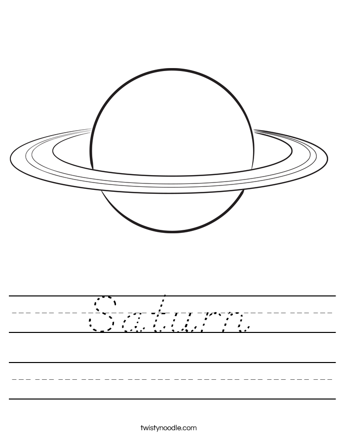 Saturn Worksheet
