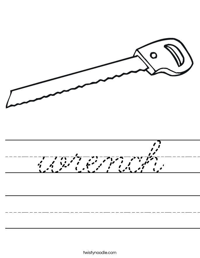 wrench Worksheet