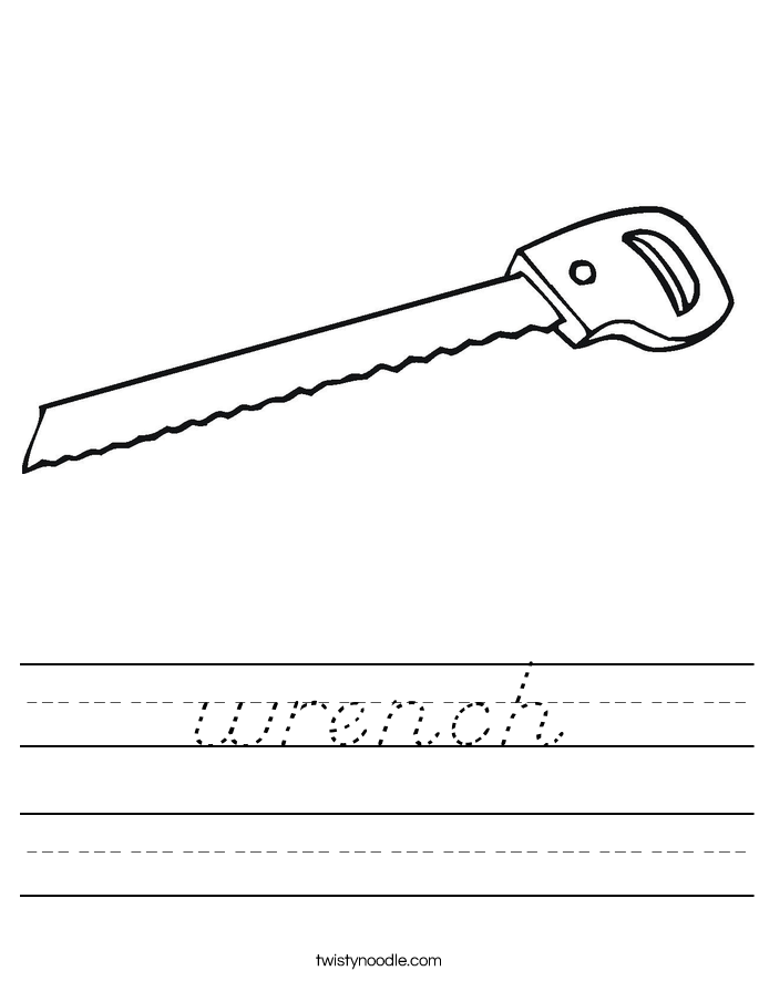 wrench Worksheet
