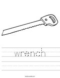 wrench Worksheet