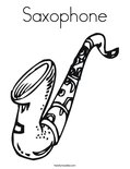 SaxophoneColoring Page
