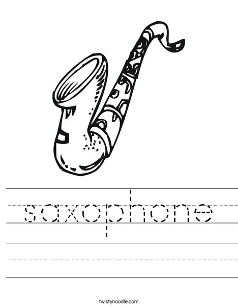 Sax Worksheet