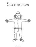 ScarecrowColoring Page