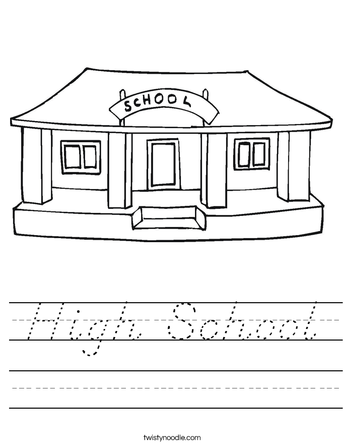 High School Worksheet