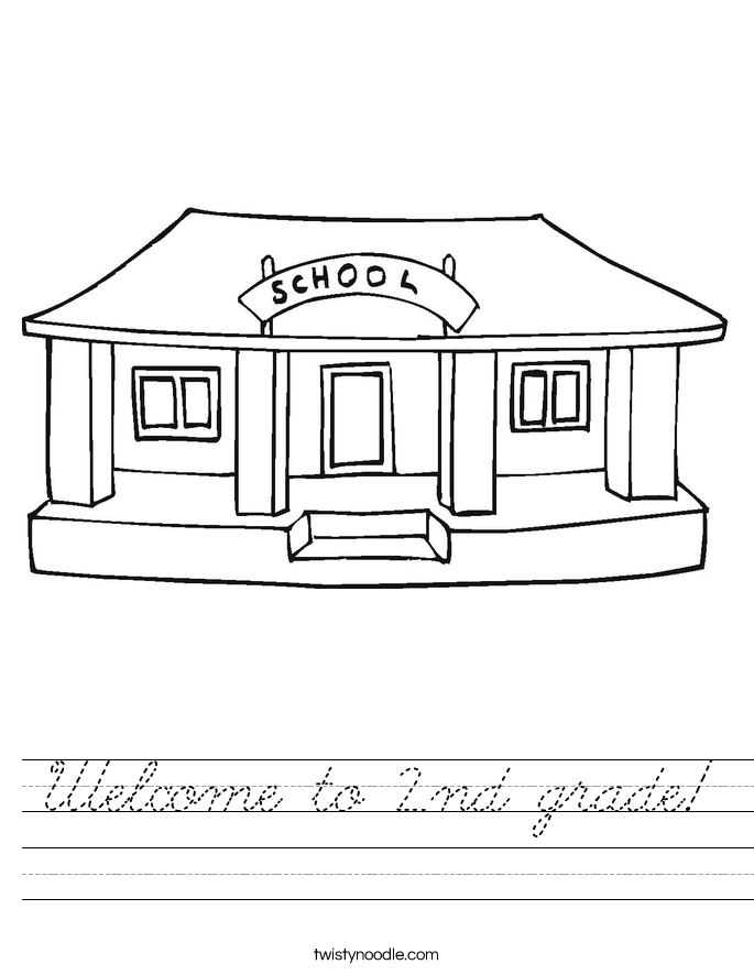 Welcome to 2nd grade! Worksheet