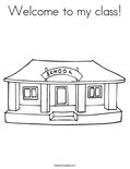 Welcome to my class! Coloring Page