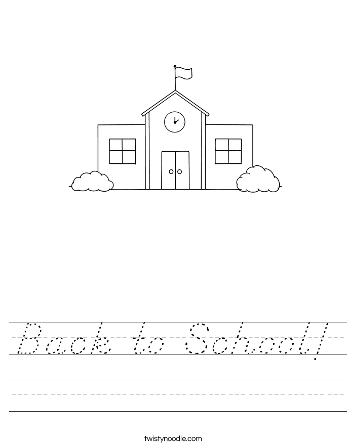 Back to School! Worksheet