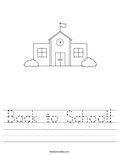 Back to School! Worksheet