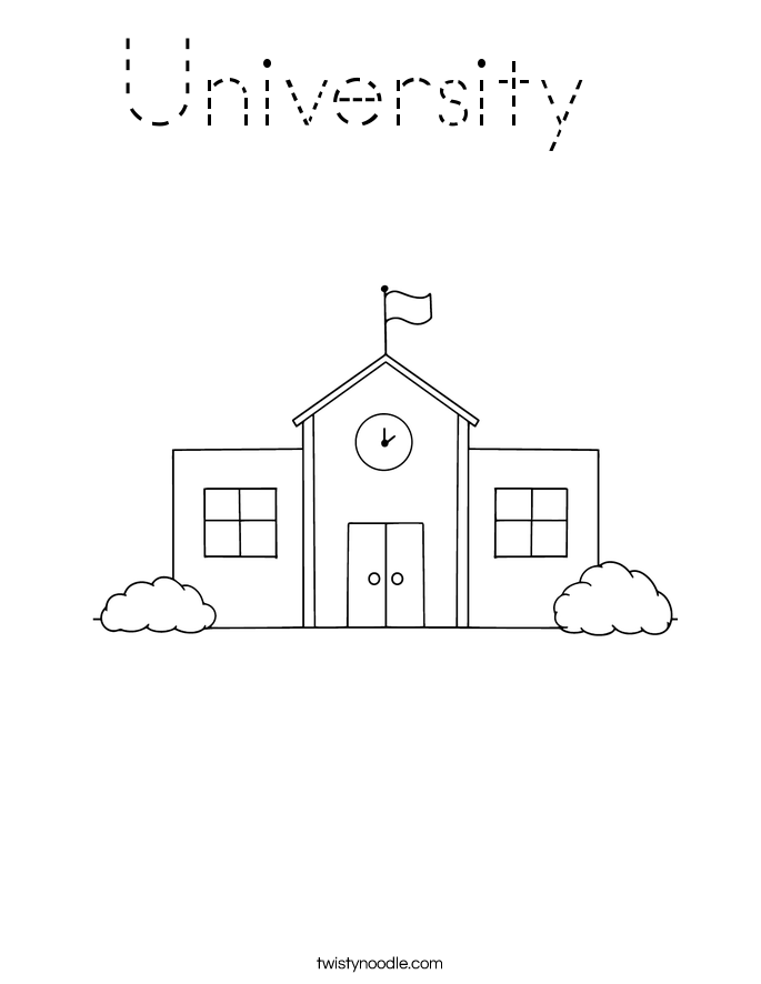 University  Coloring Page
