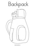  Backpack Coloring Page