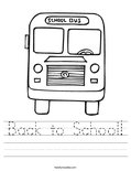 Back to School! Worksheet