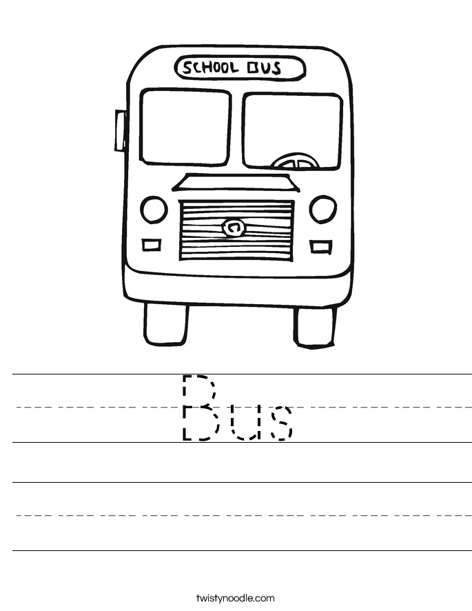 Bus Worksheet