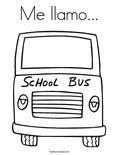 Me llamo... Coloring Page