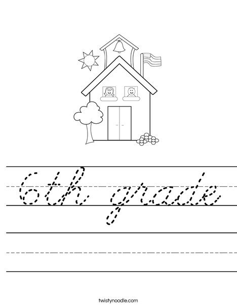 School with Kids Worksheet