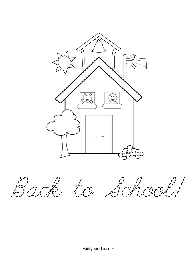 Back to School! Worksheet