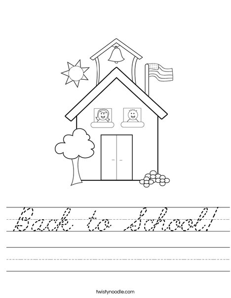 School with Kids Worksheet