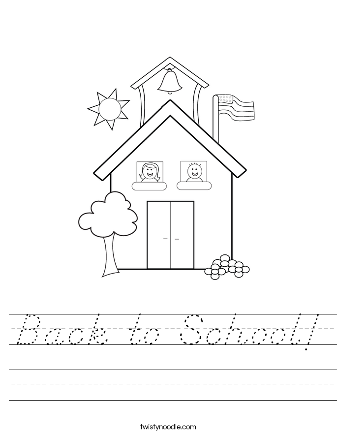 Back to School! Worksheet