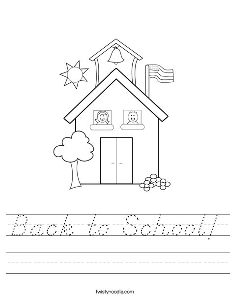 School with Kids Worksheet