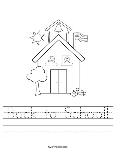 School with Kids Worksheet