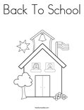 Back To School Coloring Page