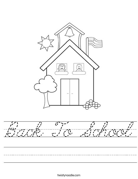 School with Kids Worksheet