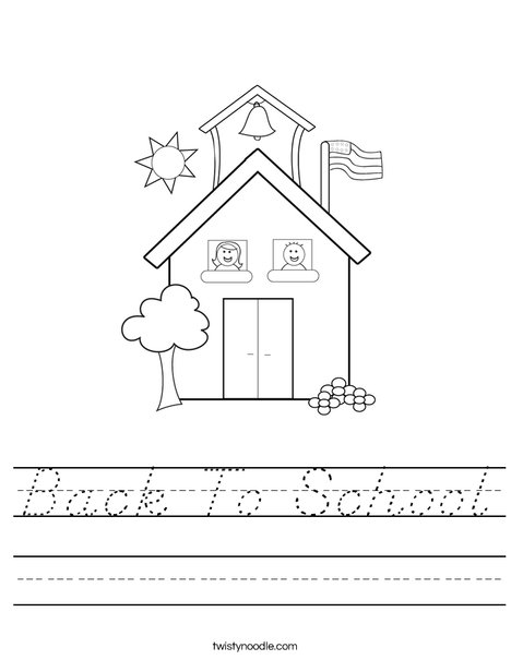 School with Kids Worksheet