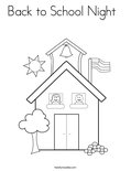 Back to School Night   Coloring Page
