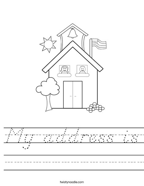 School with Kids Worksheet