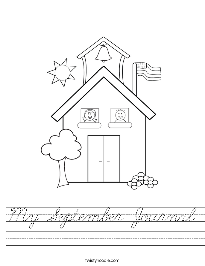 My September Journal Worksheet