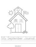 My September Journal Worksheet