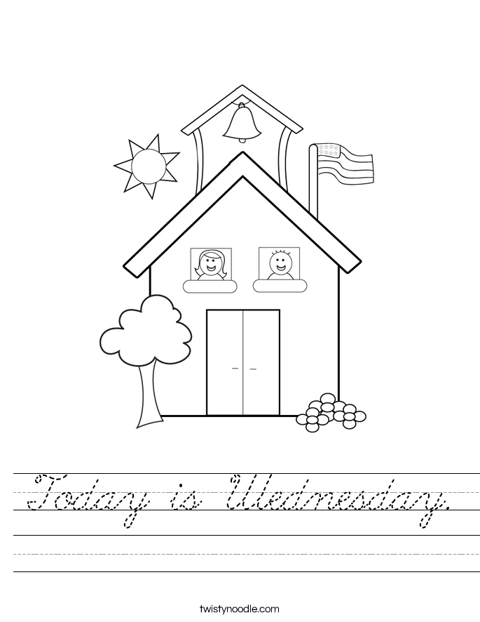 Today is Wednesday. Worksheet