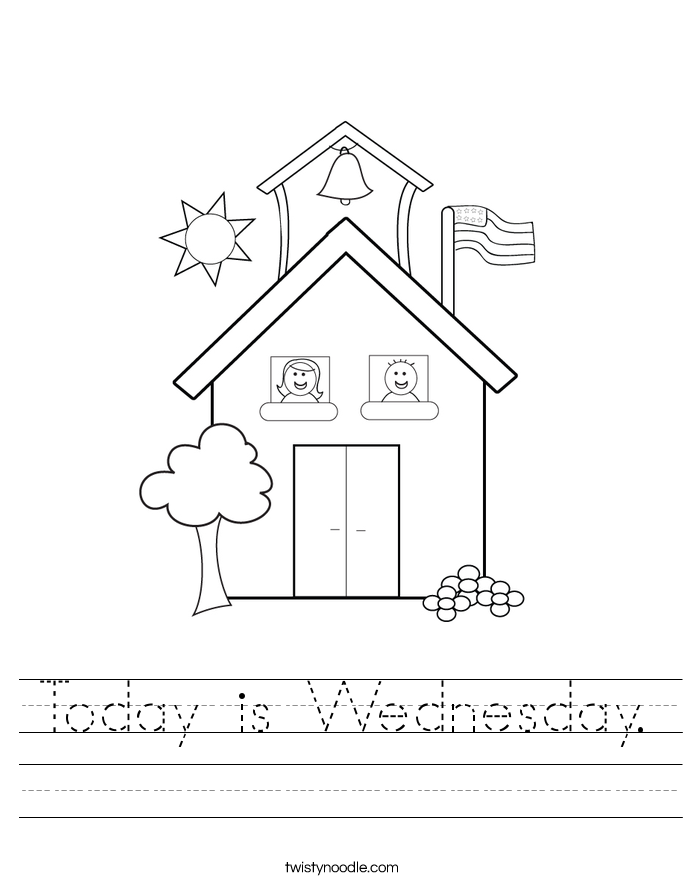 Today is Wednesday. Worksheet