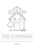 Today is Wednesday. Worksheet