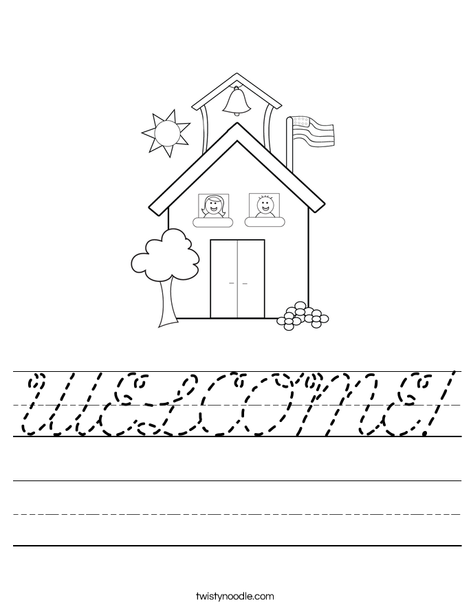 WELCOME! Worksheet