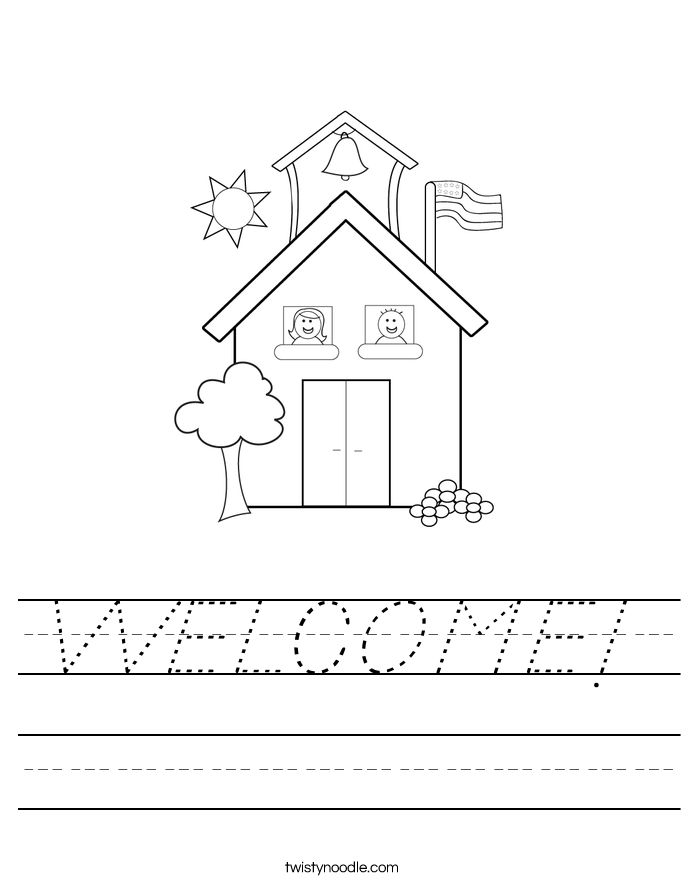 WELCOME! Worksheet