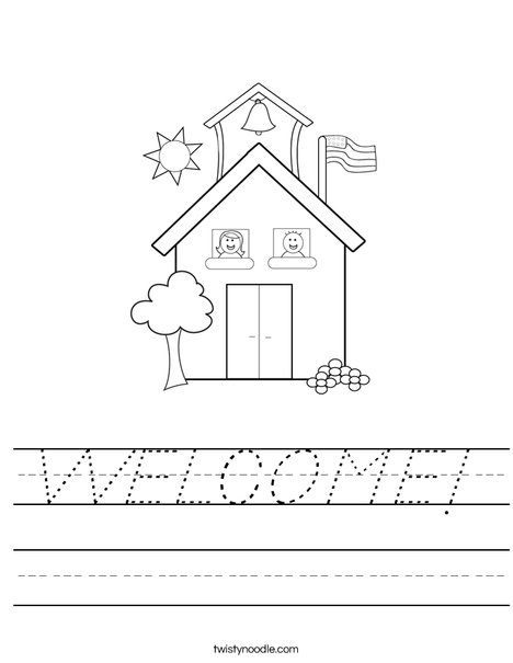 School with Kids Worksheet
